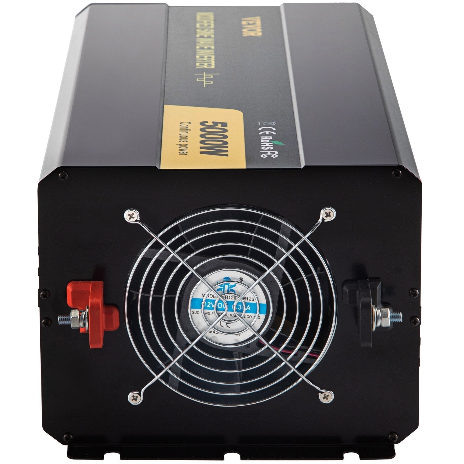 VEVOR Power Inverter, 5000W Modified Sine Wave Inverter, DC 12V to AC 110V Car Converter, with LCD Display, Remote Controller, LED Indicator, GFCI Outlets Inverter for Truck RV Car Boat Travel Camping