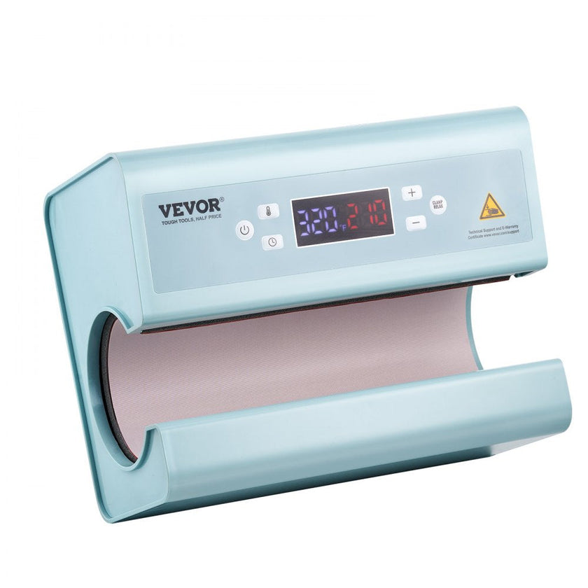 VEVOR Auto Tumbler Heat Press Machine 11-30oz Sublimation Mug Heat Press Blue