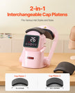 VEVOR Auto Hat Heat Press Machine 2pcs Interchangeable Platens Touchscreen Pink