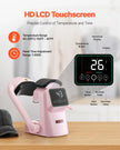 VEVOR Auto Hat Heat Press Machine 2pcs Interchangeable Platens Touchscreen Pink