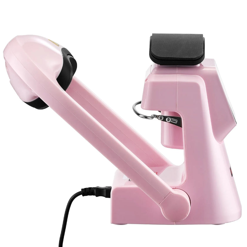 VEVOR Auto Hat Heat Press Machine 2pcs Interchangeable Platens Touchscreen Pink