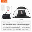 VEVOR Golf Net, 10x7ft Golf Practice Net, Indoor Outdoor Home Golf Swing Training, Golf Hitting Aid Net with Target and Carry Bag, for Backyard Driving Chipping, Gift for Men, Golf Lovers, Sports Game