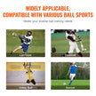 VEVOR Lacrosse Rebounder for Backyard, 5x7 Ft Volleyball Bounce Back Net, Pitchback Throwback Baseball Softball Return Training Screen, Adjustable Angle Shooting Practice Training Wall with Target