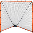 VEVOR Lacrosse Goal, 6' x 6' Lacrosse Net, Folding Portable Backyard Lacrosse Training Equipment, Steel Frame Training Net, Quick & Easy Setup Lacrosse Goal, Perfect for Youth Adult Training, Orange