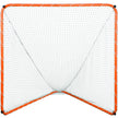 VEVOR Lacrosse Goal, 6' x 6' Lacrosse Net, Steel Frame Backyard Lacrosse Training Equipment, Portable Lacrosse Goal with Carry Bag, Quick & Easy Setup, Perfect for Youth Adult Training, Orange