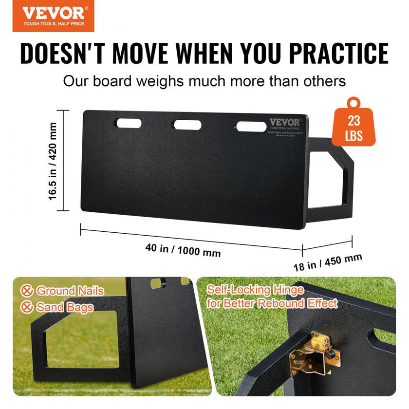 VEVOR Soccer Rebounder Board, 40