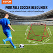 VEVOR Soccer Rebounder Rebound Net, Kick-Back 39