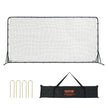 VEVOR Soccer Rebounder Net, 12x6FT Iron Soccer Training Equipment, Sports Football Training Gift with Portable Bag, Volleyball Rebounder Wall Perfect for Backyard Practicing, Solo Training, Passing