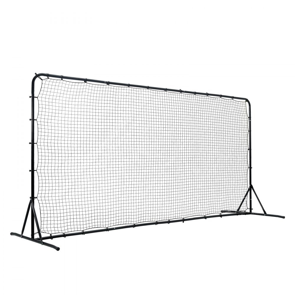 VEVOR Soccer Rebounder Net, 12x6FT Iron Soccer Training Equipment, Sports Football Training Gift with Portable Bag, Volleyball Rebounder Wall Perfect for Backyard Practicing, Solo Training, Passing