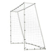 VEVOR Soccer Rebound Trainer, 8x6FT Iron Soccer Training Equipment, Sports Football Rebounder Wall with Double-Sided Rebounding Net & Goal, Perfect for Backyard Practicing, Solo Training, Passing