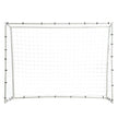 VEVOR Soccer Rebound Trainer, 8x6FT Iron Soccer Training Equipment, Sports Football Rebounder Wall with Double-Sided Rebounding Net & Goal, Perfect for Backyard Practicing, Solo Training, Passing