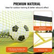 VEVOR Soccer Trainer, 2-IN-1 Portable Soccer Rebounder Net, 72