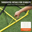 VEVOR Soccer Trainer, 2-IN-1 Portable Soccer Rebounder Net, 72