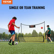 VEVOR Soccer Trainer, 2-IN-1 Portable Soccer Rebounder Net, 72