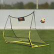 VEVOR Soccer Trainer, 2-IN-1 Portable Soccer Rebounder Net, 72