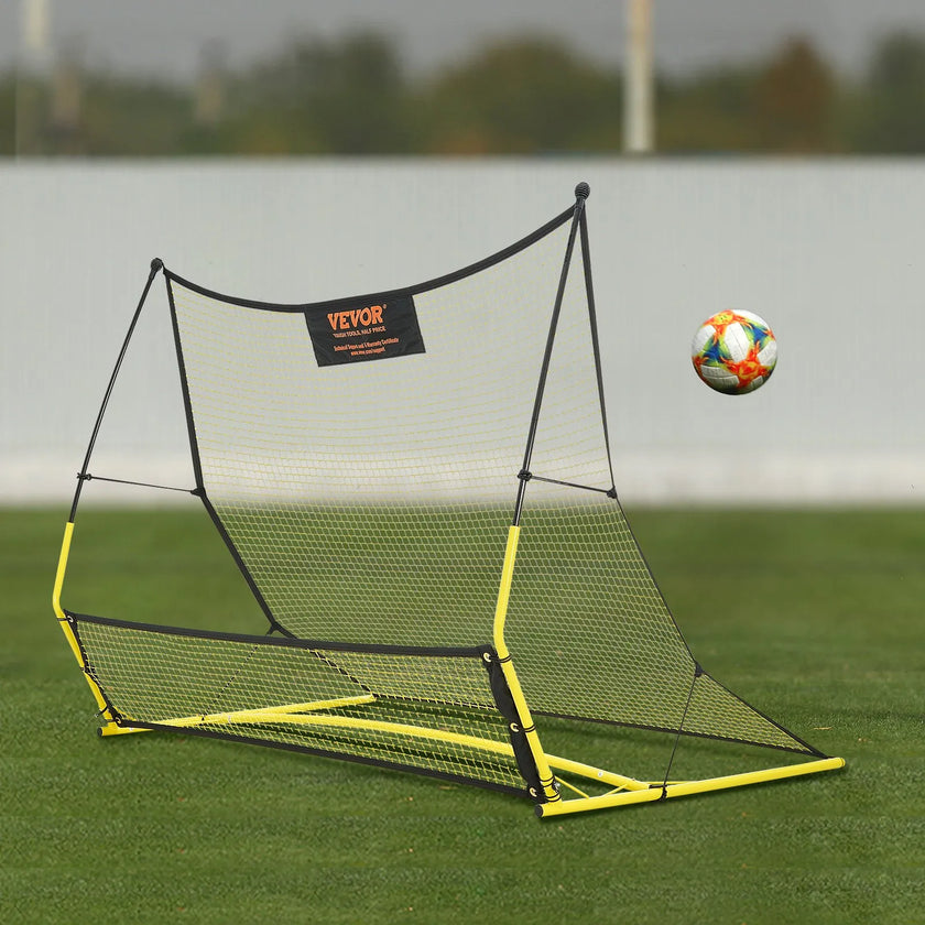 VEVOR Soccer Trainer, 2-IN-1 Portable Soccer Rebounder Net, 72