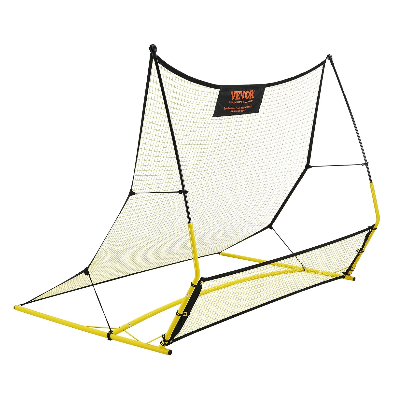 VEVOR Soccer Trainer, 2-IN-1 Portable Soccer Rebounder Net, 72