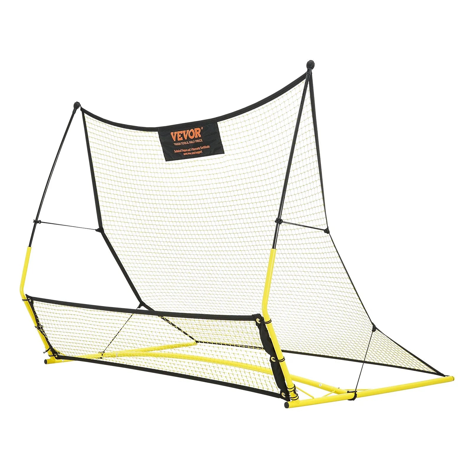 VEVOR Soccer Trainer, 2-IN-1 Portable Soccer Rebounder Net, 72