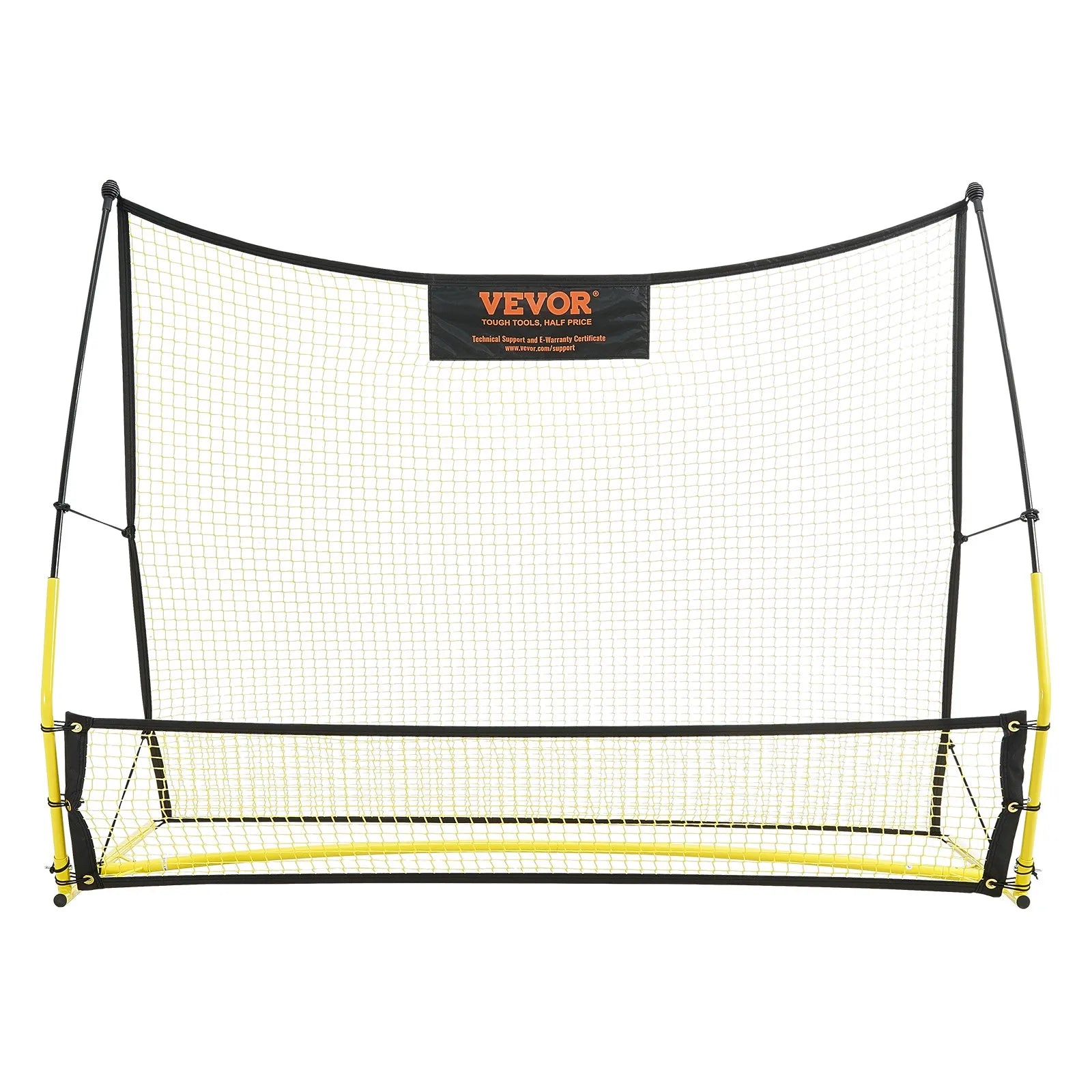 VEVOR Soccer Trainer, 2-IN-1 Portable Soccer Rebounder Net, 72