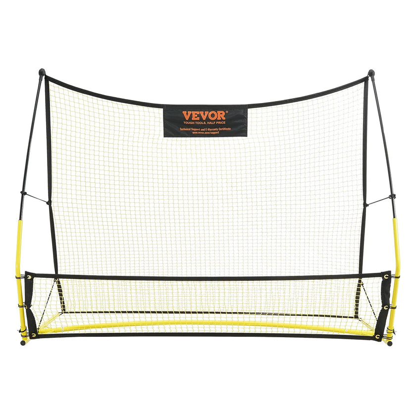 VEVOR Soccer Trainer, 2-IN-1 Portable Soccer Rebounder Net, 72