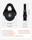 VEVOR 14.5 Ton Recovery Snatch Block Pulley Snatch 32,000 lbs Capacity ATV UTV