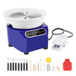 VEVOR Pottery Wheel, 10 inch Pottery Forming Machine, 350W Electric Wheel for Pottery with Foot Pedal and LCD Touch Screen, Direct Drive Ceramic Wheel with Shaping Tools for DIY Art Craft, Blue