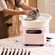 VEVOR Pottery Wheel, 11 inch Pottery Forming Machine, 350W Electric Wheel for Pottery with Foot Pedal and LCD Touch Screen, Direct Drive Ceramic Wheel with Shaping Tools for DIY Art Craft, Pink