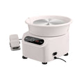 VEVOR Pottery Wheel, 11 inch Pottery Forming Machine, 450W Electric Wheel for Pottery with Foot Pedal and LCD Touch Screen, Direct Drive Ceramic Wheel with Shaping Tools for DIY Art Craft, White