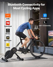 VEVOR Bike Trainer, 1-13 Level, 26-29 in & 700C Wheels, Smart Bicycle Stationary Stand for Indoor Exercise Riding with Front Wheel Riser Block, Fits Road and Mountain Bikes, Compatible with Zwift App