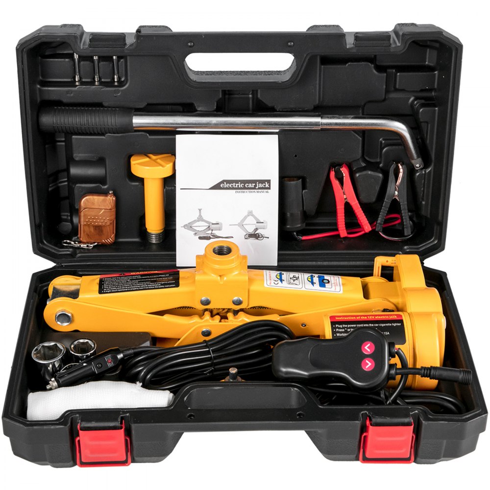 VEVOR Electric Car Jack Kit, 3 Ton 6600 LBS Electric Scissor Jack, 4.7\