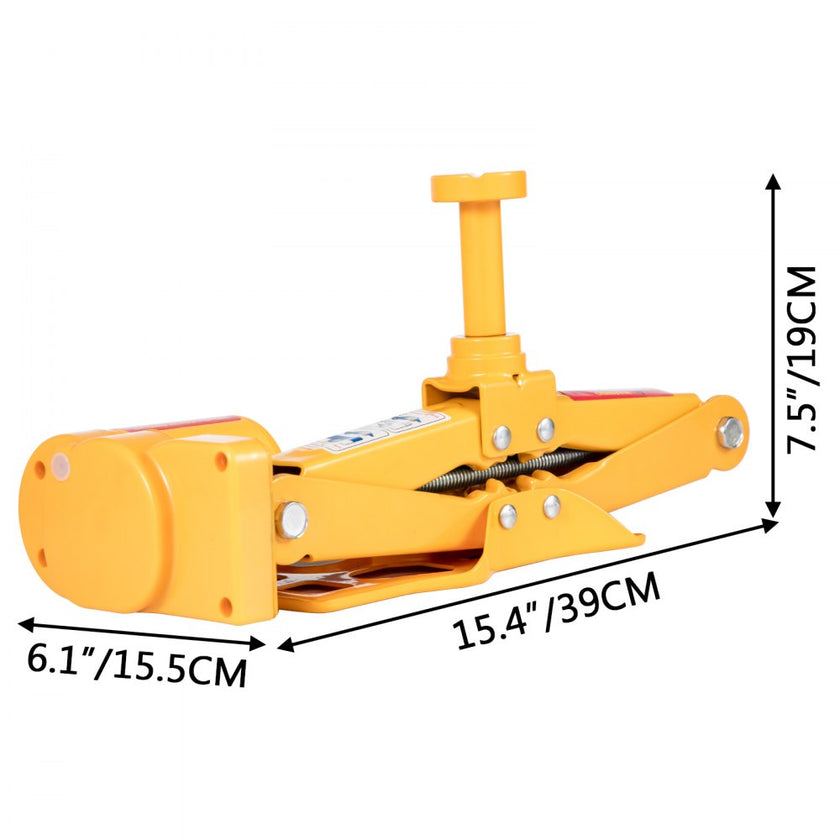 VEVOR Electric Car Jack Kit, 3 Ton 6600 LBS Electric Scissor Jack, 4.7\