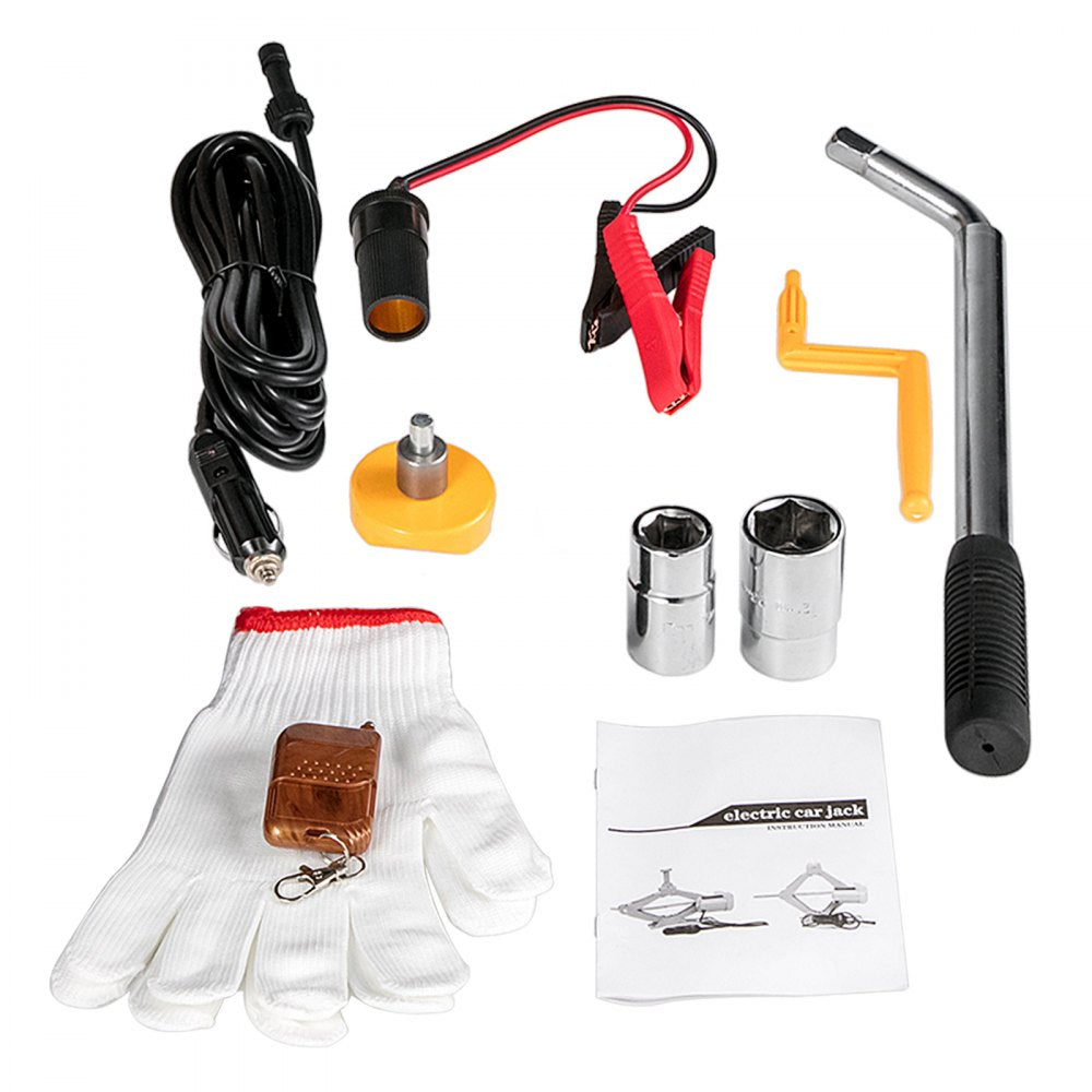 VEVOR Electric Car Jack Kit, 3 Ton 6600 LBS Electric Scissor Jack, 4.7\