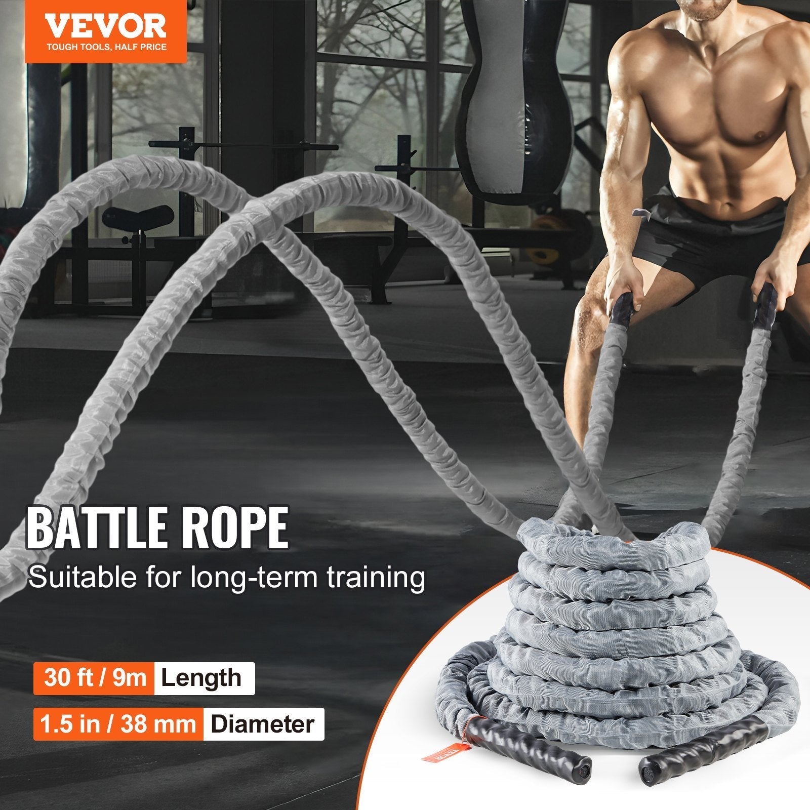 VEVOR Battle Rope 1.5