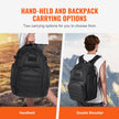 VEVOR Tactical Backpack 40L Military Backpack with Molle Mode & Sponge Pad Black