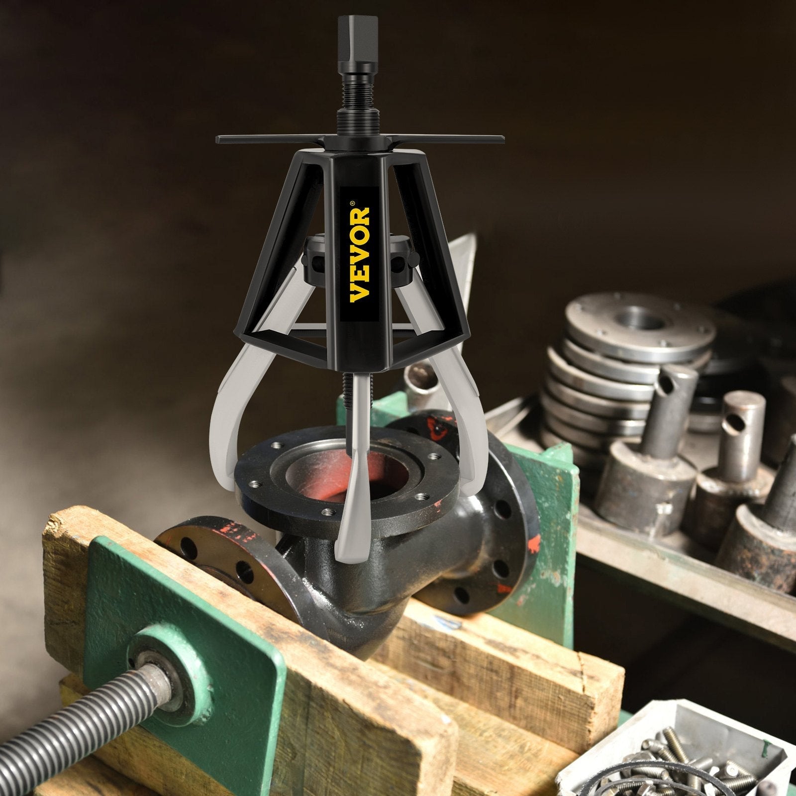 VEVOR 3 Jaw Gear Puller, 10 Ton/22040 LBS Capacity Manual Puller,11\