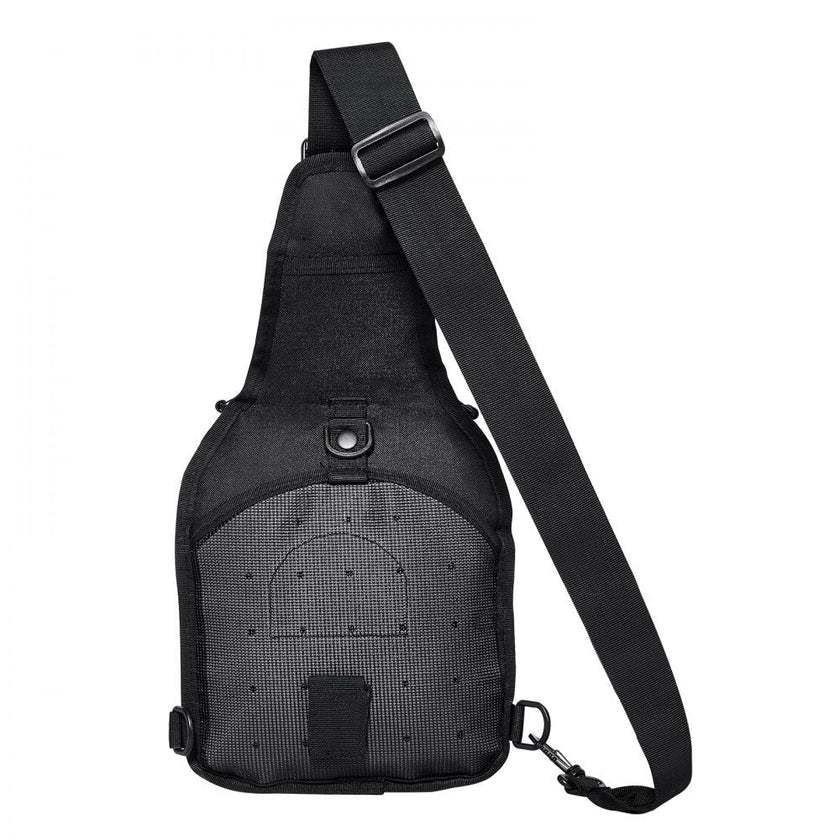 VEVOR Tactical Sling Bag 10L Military Rover Shoulder Sling Backpack Black