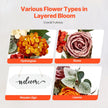 VEVOR Artificial Decorative Wreath 24 in Red Orange Yellow Hydrangeas Roses