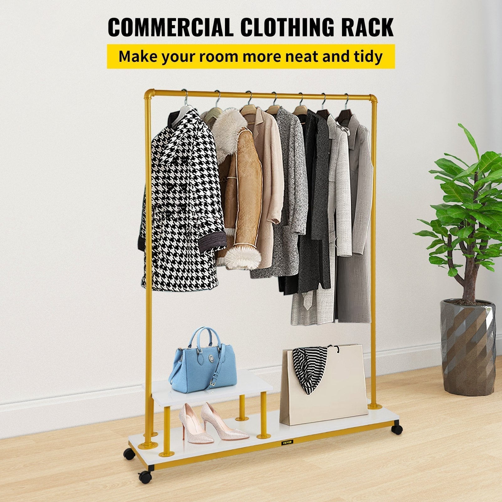 VEVOR Clothing Garment Rack, 47.2