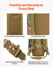 VEVOR Tactical Molle Hydration Pack Backpack 3L TPU Water Bladder Cycling Hiking
