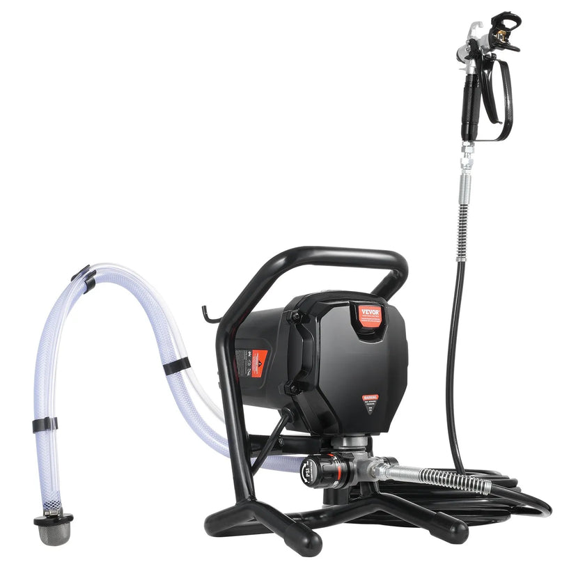 VEVOR Stand Airless Paint Sprayer, 750W 3000PSI High Efficiency Electric Airless Sprayer, Fine And Even Painting Effect, Handheld Paint Sprayers for Home Interior and Exterior Furniture and Fences