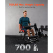 VEVOR Leg Extension and Curl Machine Lower Body Special Leg Exercise Bench Gym