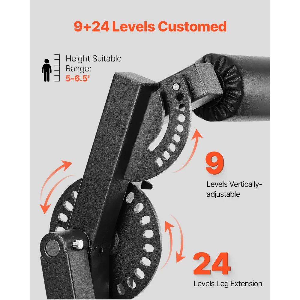 VEVOR Leg Extension and Curl Machine Lower Body Special Leg Exercise Bench Gym