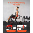 VEVOR Leg Extension and Curl Machine Lower Body Special Leg Exercise Bench Gym
