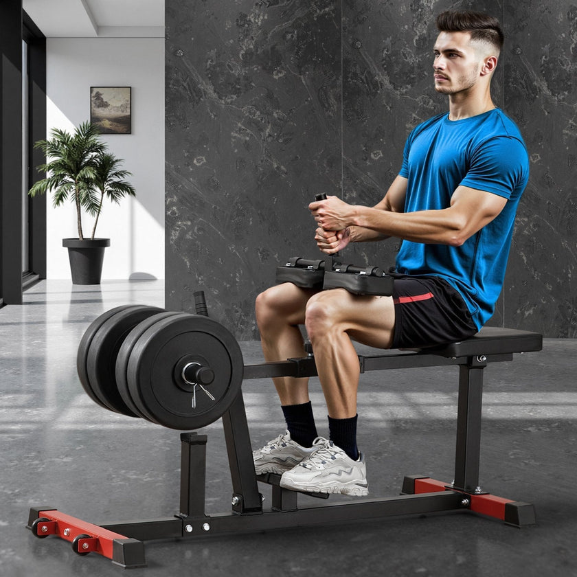 VEVOR Seated Calf Machine Calf Raise Equipment Seated Leg Exercise Home Gym