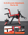 VEVOR Leg Extension and Curl Machine Seated Leg Rotary Extension Bench 550lbs