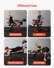 VEVOR Leg Extension and Curl Machine Seated Leg Rotary Extension Bench 550lbs