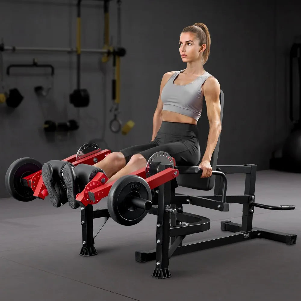 VEVOR Leg Extension and Curl Machine Seated Leg Rotary Extension Bench 700lbs