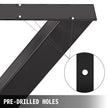 2x Industry Metal Steel Table Legs X-Shape Bench Desk Furniture Leg 31