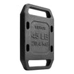 VEVOR Cast Iron Ruck Weights for Rucking Weight Plate with Handle 45LB Single