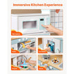 VEVOR Kitchen Playset Kids Pretend Cooking Play Toy 24 Piece Accessories White